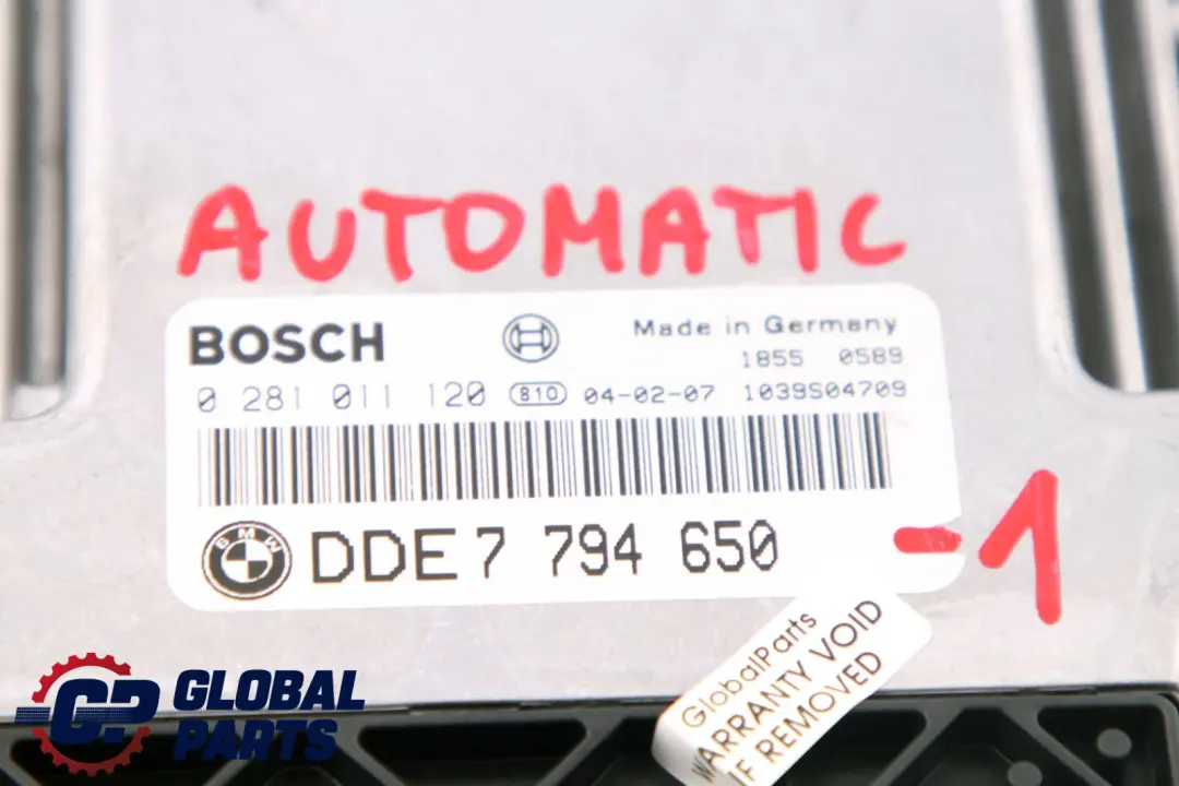 M57N 218HP ECU Kit DDE + CAS2 + Key to BMW 5 Series E60 E61 530d Diesel with Part number 7794650 BMW 5 Series E60 E61 530d Diesel M57N 218HP ECU Kit DDE + CAS2 + Key - SKU 7794650-1 - Part number 7794650