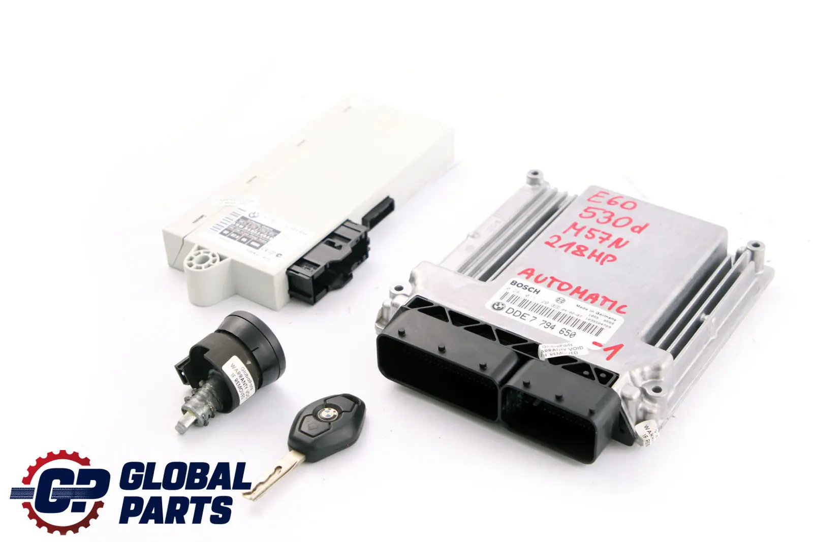 BMW 5 Series E60 E61 530d Diesel M57N 218HP ECU Kit DDE 7794650 + CAS2 + Key