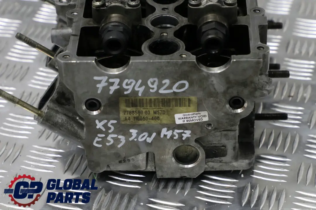 BMW E39 E46 E53 330d 530d 3.0d Diesel M57 Engine Cylinder Head 7788581 7788580 - SKU 7794920 - Part number 7794920