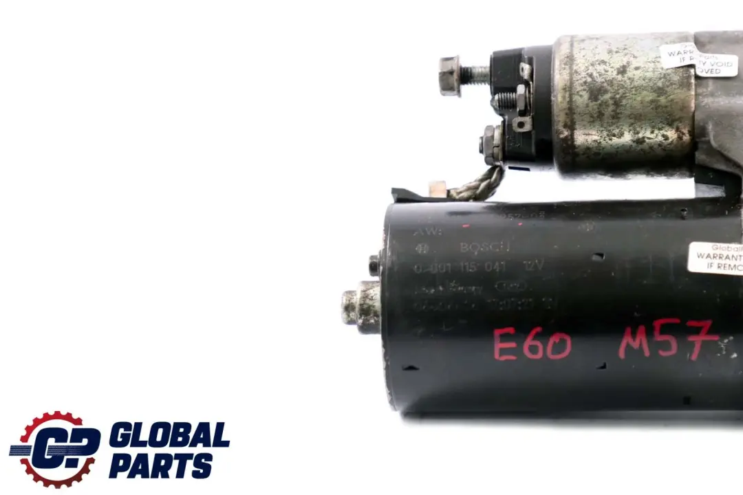 M57 Motor Starter Anlasser 0001115041 für BMW E60 mit Teilenummer 7794952 BMW E60 M57 Motor Starter Anlasser 0001115041 - SKU 7794952 - Teilenummer 7794952