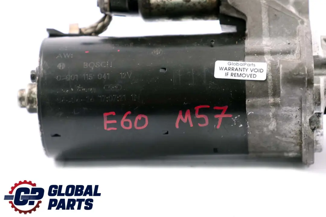 M57 Motor Starter Anlasser 0001115041 für BMW E60 mit Teilenummer 7794952 BMW E60 M57 Motor Starter Anlasser 0001115041 - SKU 7794952 - Teilenummer 7794952