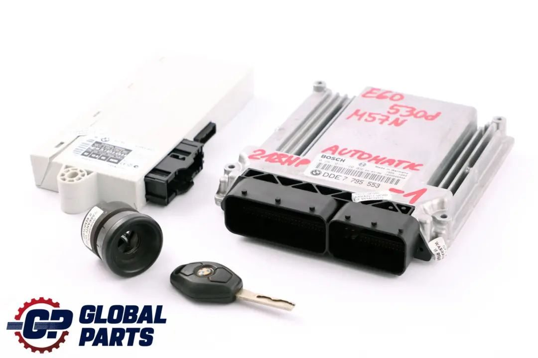 M57N 218HP ECU Kit DDE CAS2 Key Automatic BMW 5 Series E60 E61 530d - SKU 7795553-1 - Part number 7795553