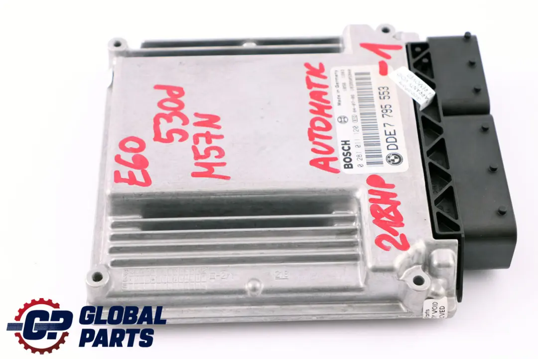 M57N 218HP ECU Kit DDE CAS2 Key Automatic BMW 5 Series E60 E61 530d - SKU 7795553-1 - Part number 7795553