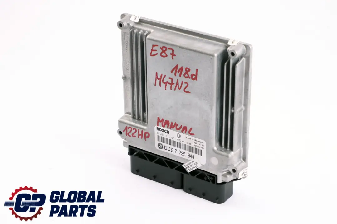 BMW 1 3 er E87 E90 E91 M47N2 118d 318d 122PS ECU Steuergerät DDE 7799854 - SKU 7795844-1 - Teilenummer 7795844