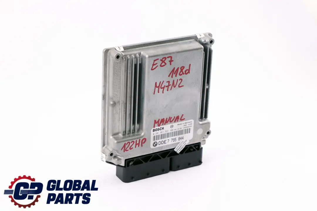 BMW 1 3 er E87 E90 E91 M47N2 118d 318d 122PS ECU Steuergerät DDE 7799854 - SKU 7795844-1 - Teilenummer 7795844