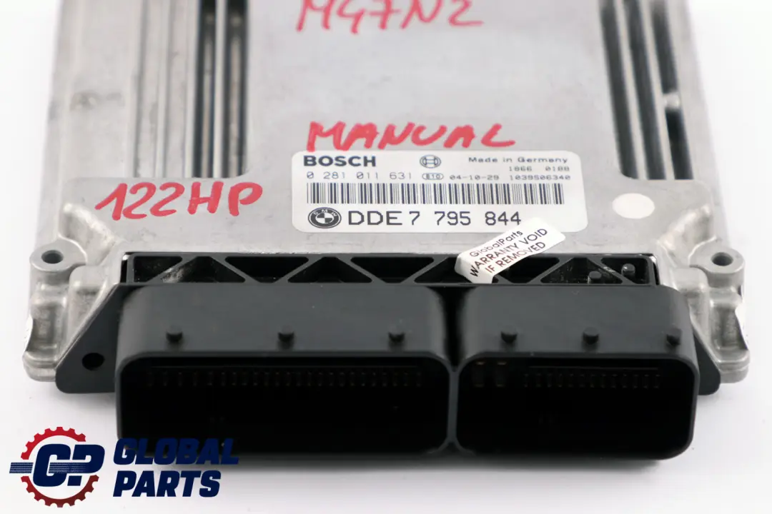 M47N2 ECU Engine DDE Control Unit to BMW 1 3 Series E87 E90 E91 118d 318d with Part number 7795844 BMW 1 3 Series E87 E90 E91 118d 318d M47N2 ECU Engine DDE Control Unit - SKU 7795844-1 - Part number 7795844