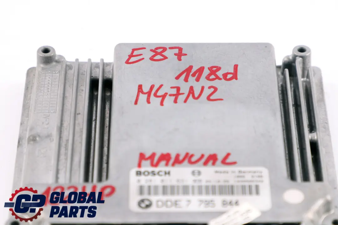 BMW 1 3 Series E87 E90 E91 118d 318d M47N2 ECU Engine DDE Control Unit - SKU 7795844-1 - Part number 7795844