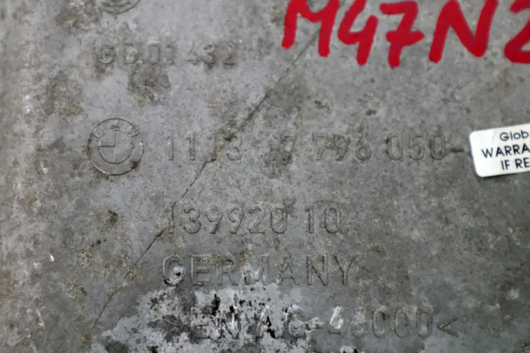 Reihe E60 E60N E61 LCI 520d M47N2 Diesel Motorölwanne für BMW 5 er mit Teilenummer 7806224 BMW 5 er Reihe E60 E60N E61 LCI 520d M47N2 Diesel Motorölwanne - SKU 7796050 - Teilenummer 7806224