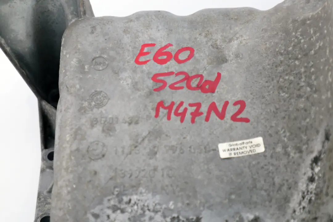 Reihe E60 E60N E61 LCI 520d M47N2 Diesel Motorölwanne für BMW 5 er mit Teilenummer 7806224 BMW 5 er Reihe E60 E60N E61 LCI 520d M47N2 Diesel Motorölwanne - SKU 7796050 - Teilenummer 7806224
