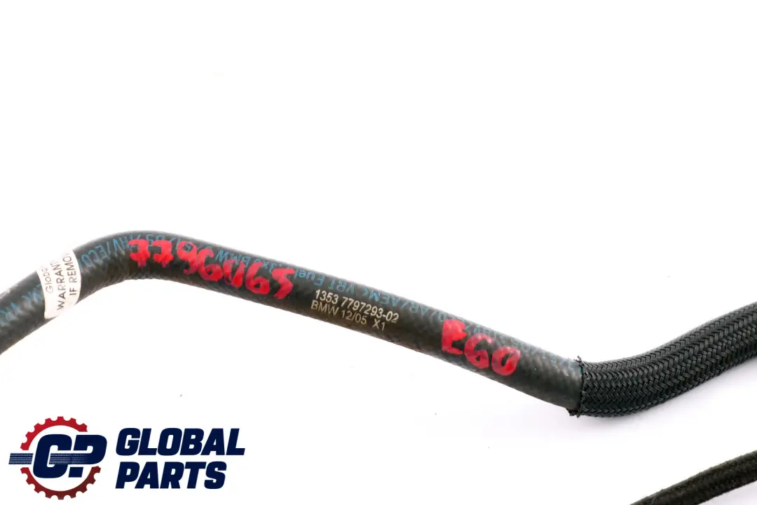 BMW E60 E61 520d M47N2 Complete Fuel Return Line Pipe Hose Diesel - SKU 7796065 - Part number 7796065