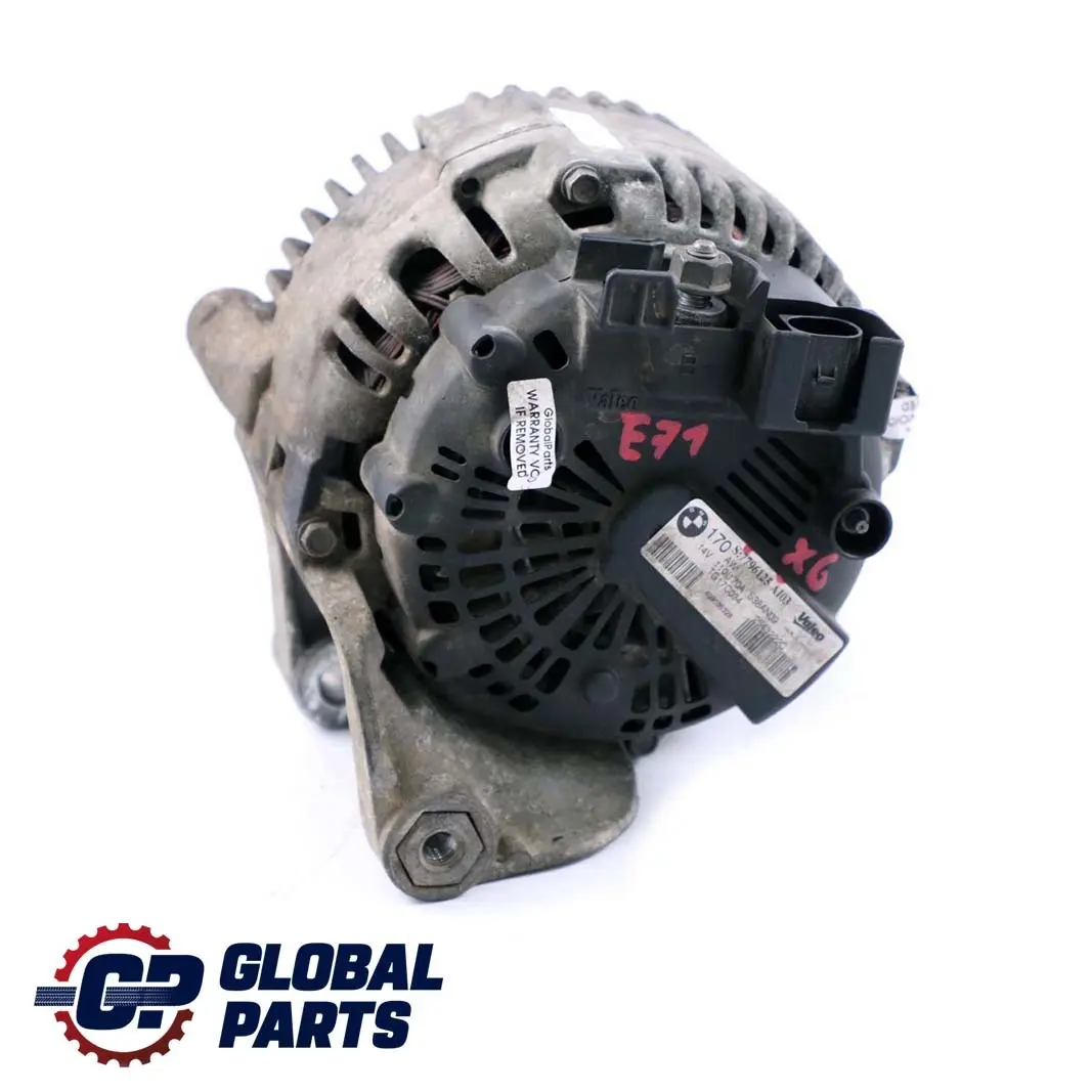  Alternator BMW X5 E70 X6 E71 M57N2 Generator 170A 170AMP 14V VALEO - SKU 7796125 - Part number 7796125