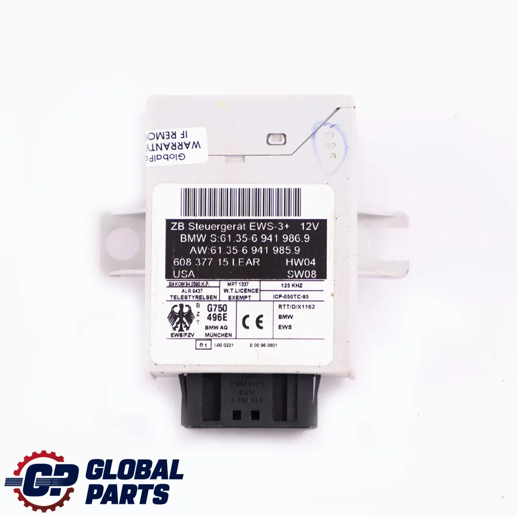BMW X3 E83 2.0d M47N2 150HP Engine ECU Kit DDE + EWS3 + 2 Keys Manual - SKU 7796571-4 - Part number 7796571