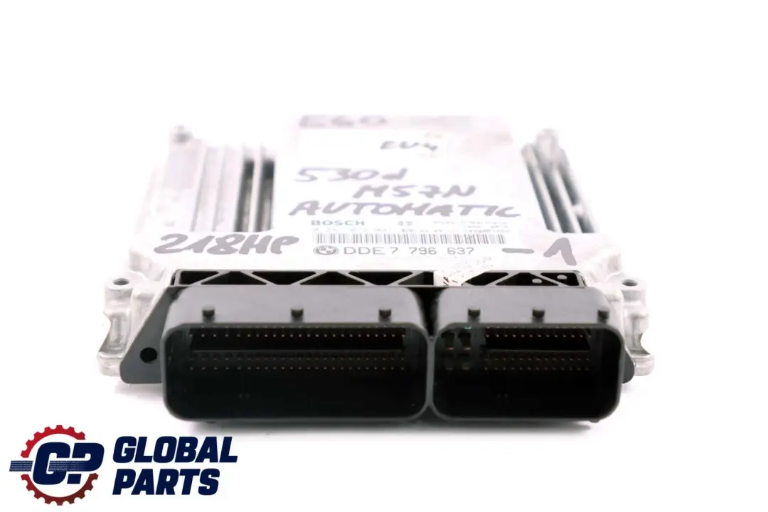 BMW E60 E61 530d M57N 218PS ECU Kit DDE Steuergerät + CAS2 Automatik - SKU 7796637-1 - Teilenummer 7796637