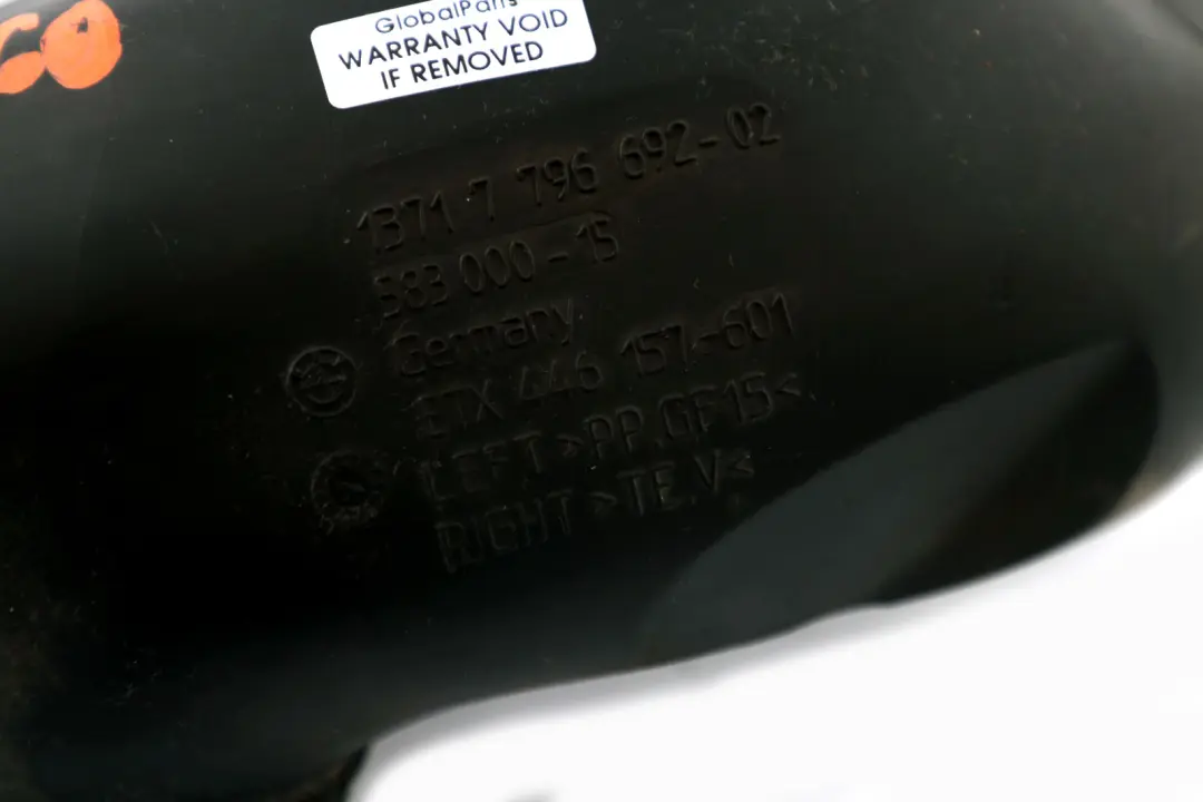 BMW E60 E61 Kanał Dolot Wlot Powietrza Diesel - SKU 7796692 - Numer Części 7796692
