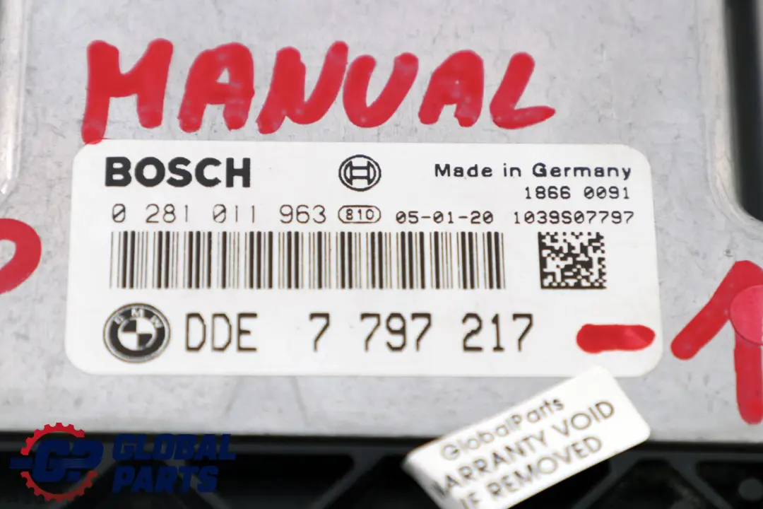 BMW 1 3 5 Series E60 E87 E90 E91 120d 320d M47N2 ECU Kit DDE CAS2 + Key - SKU 7797217-1 - Part number 7797217