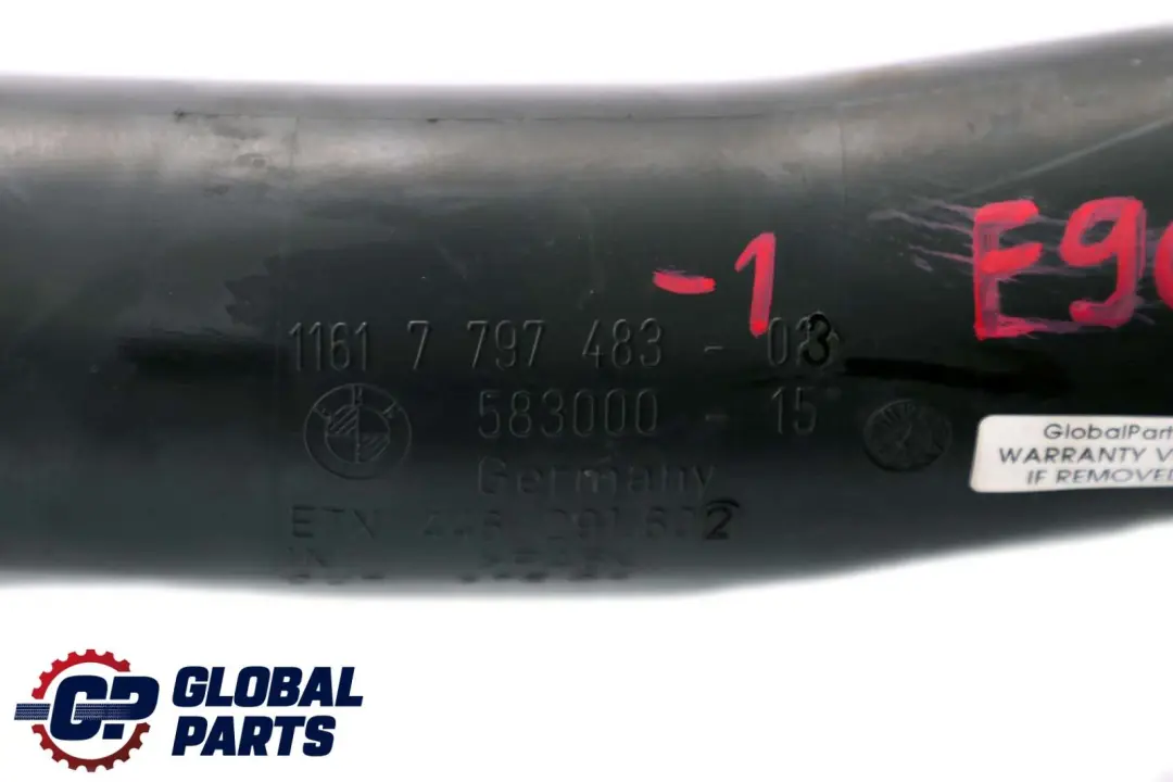 BMW 3 Series E90 E91 Turbo Intercooler Pipe Hose Charge Air Line N47 - SKU 7797483-1 - Part number 7797483