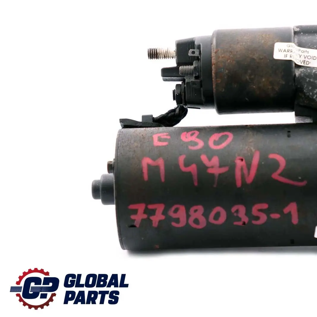 BMW E60 E61 E87 E90 E91 Motor de arranque 1241 - SKU 7798035-1 - Número de pieza 7798035
