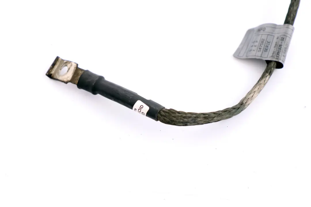 Electrical Battery Earth Cable 330MM to BMW E60 E61 E63 E64 LCI with Part number 7798076 BMW E60 E61 E63 E64 LCI Electrical Battery Earth Cable 330MM - SKU 7798076 - Part number 7798076