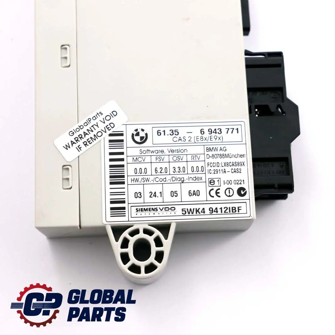 BMW E87 E90 E91 118d 318d M47N2 122HP Engine ECU KIT DDE CAS2 + Key - SKU 7798179-1 - Part number 7798179