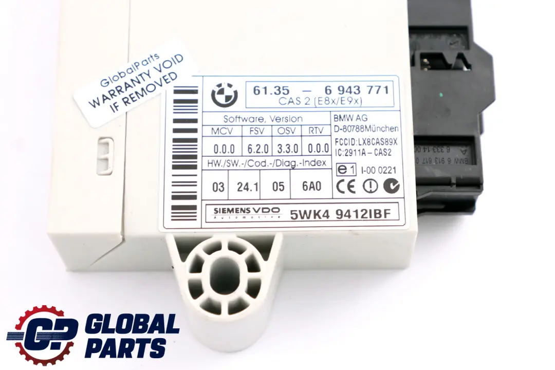 BMW E87 E90 E91 118d 318d M47N2 Motor ECU KIT DDE CAS2 + Llave - SKU 7798179-2 - Número de pieza 7798179