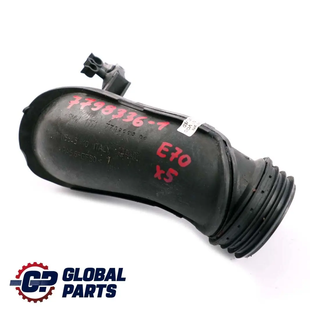 M57N2 Tubo De Admision De Aire Filtro Turbo 7798338 para BMW X5 X6 E70 E71 con número de pieza 7798336 BMW X5 X6 E70 E71 M57N2 Tubo De Admision De Aire Filtro Turbo 7798338 - SKU 7798336-1 - Número de pieza 7798336
