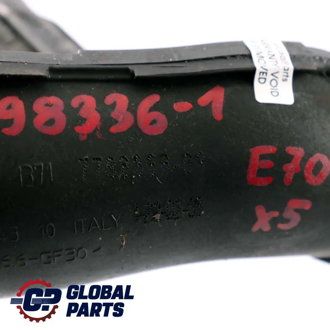 M57N2 Tubo De Admision De Aire Filtro Turbo 7798338 para BMW X5 X6 E70 E71 con número de pieza 7798336 BMW X5 X6 E70 E71 M57N2 Tubo De Admision De Aire Filtro Turbo 7798338 - SKU 7798336-1 - Número de pieza 7798336