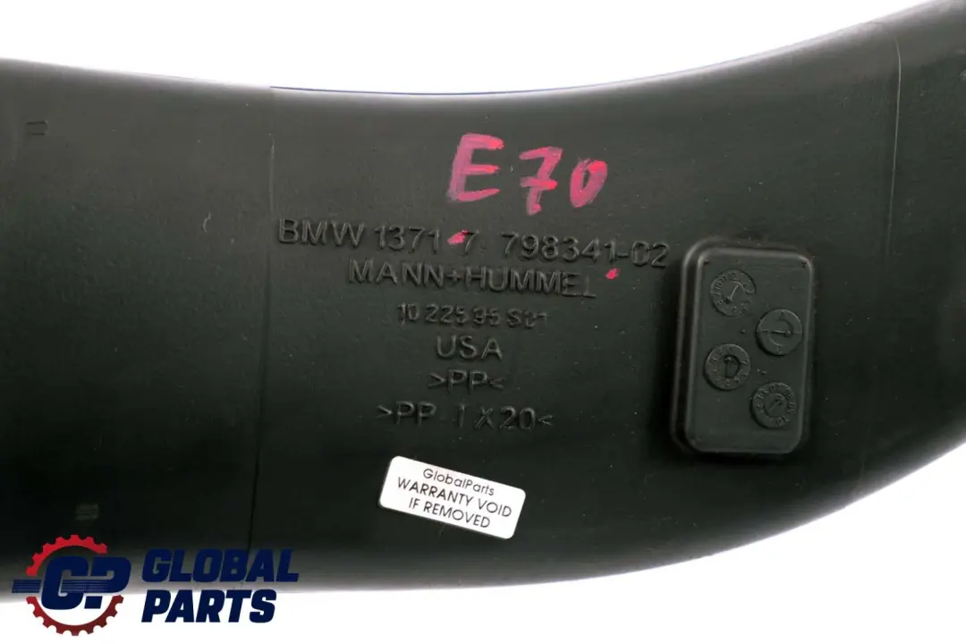 BMW X5 E70 3.0sd 3.0d M57N2 Airbox Tubo di aspirazione Condotto ingresso - SKU 7798341 - Numero di parte 7798341