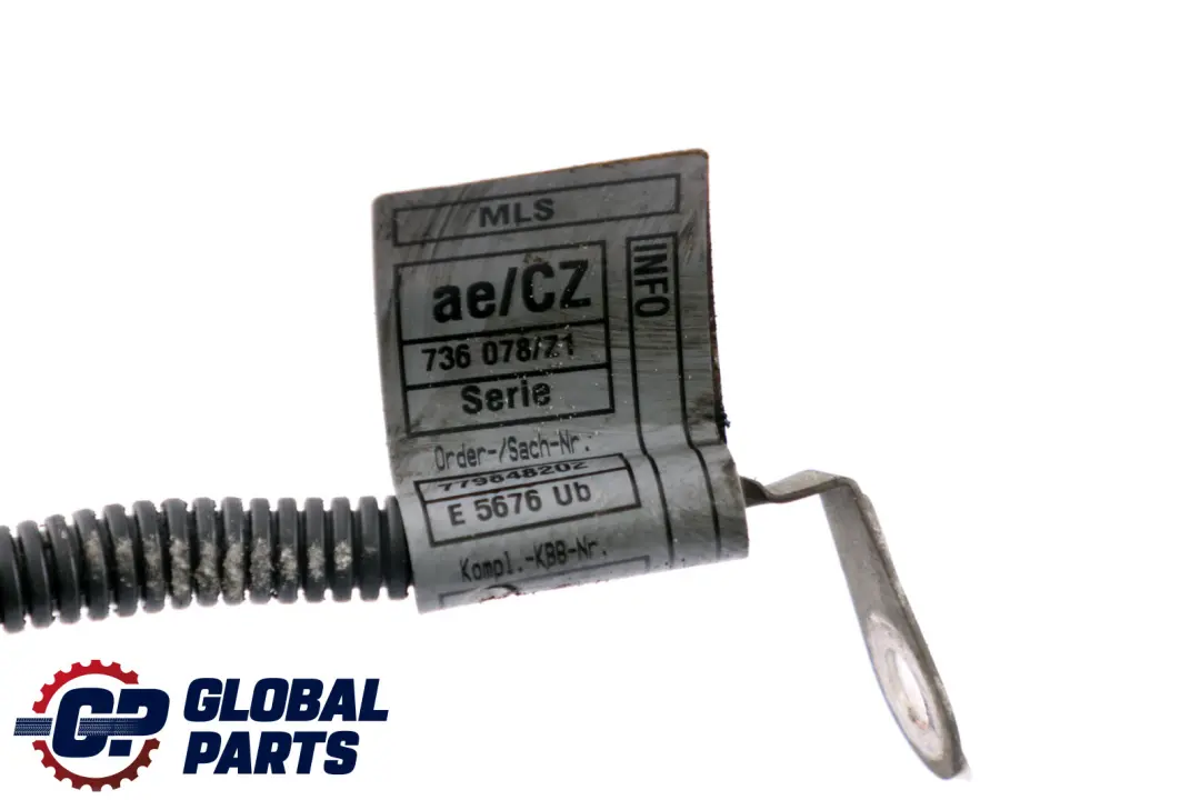 BMW E60 E61 Battery Alternator Cable Lead For Preheater System - SKU 7798482 - Part number 7798482