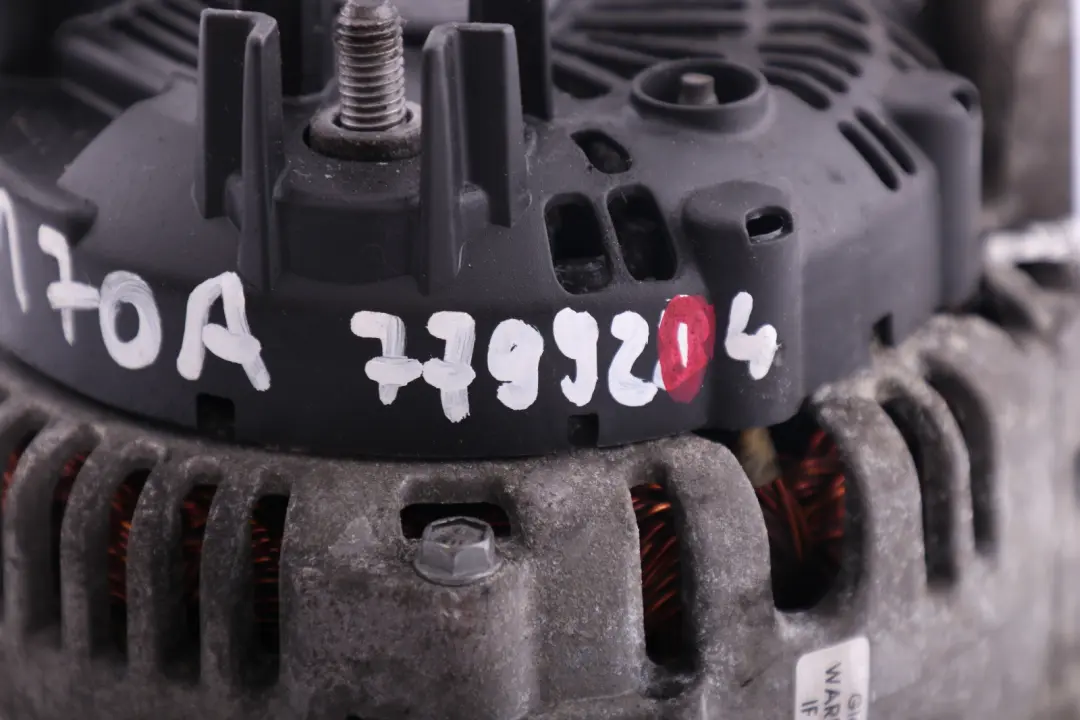Alternator Generator VALEO 170A to BMW 3 5 7 er E90 E60 E61 E63 E64 E65 E83 LCI with Part number 7799204 BMW 3 5 7 er E90 E60 E61 E63 E64 E65 E83 LCI Alternator Generator VALEO 170A - SKU 7799204 - Part number 7799204