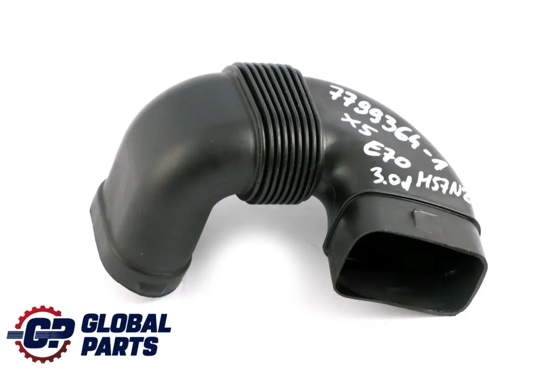 M57N2 3.0d Tuyau de conduite d'air d'admission pour BMW X5 E70 à propos du numéro de pièce 7799364 BMW X5 E70 M57N2 3.0d Tuyau de conduite d'air d'admission - SKU 7799364-1 - Numéro de pièce 7799364