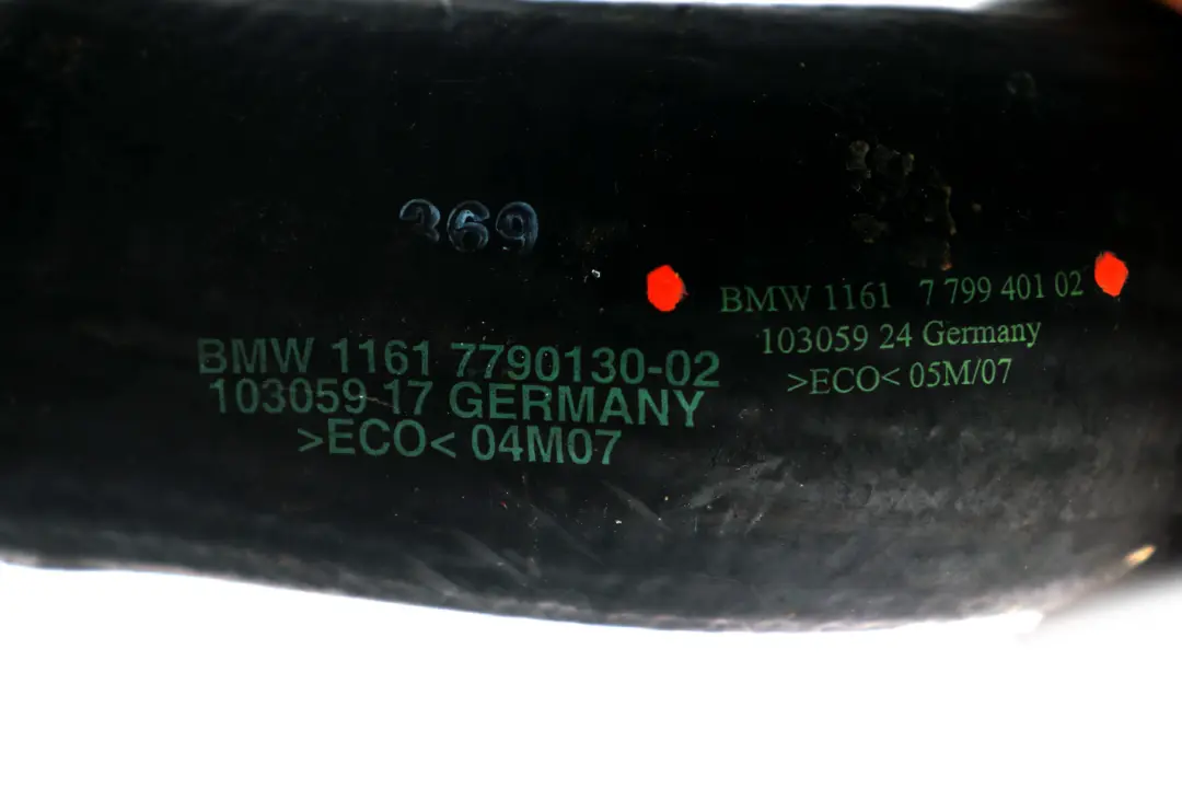 M57N Przewód Rura Wąż Powietrza Intercoolera Turbo do BMW E60 o numerze 7799401 BMW E60 M57N Przewód Rura Wąż Powietrza Intercoolera Turbo - SKU 7799401 - Numer Części 7799401