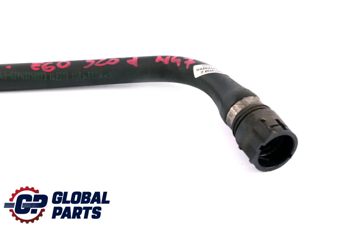 BMW E60 E60N E61 LCI 520d N47 Motor Kühler Kühlmittelschlauch Rohr - SKU 7799749 - Teilenummer 17127799749