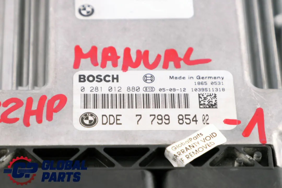 BMW 1 3 Series E87 E90 M47N2 118d 318d 122HP ECU KIT DDE + CAS2 + Key - SKU 7799854-1 - Part number 7799854