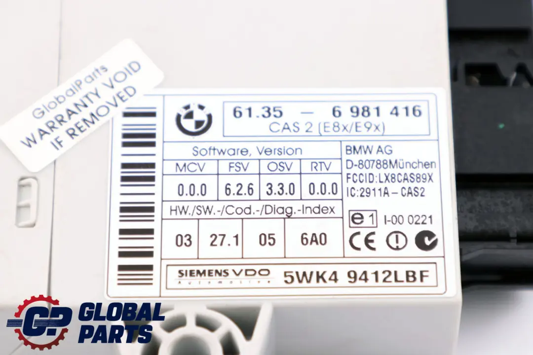 BMW 1 3 Series E87 E90 M47N2 118d 318d 122HP ECU KIT DDE + CAS2 + Key - SKU 7799854-1 - Part number 7799854