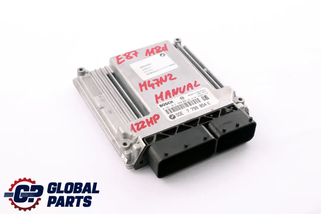 BMW 1 3 Series E87 E90 E91 M47N2 118d 318d ECU Engine DDE Control Unit - SKU 7799854 - Part number 7799854
