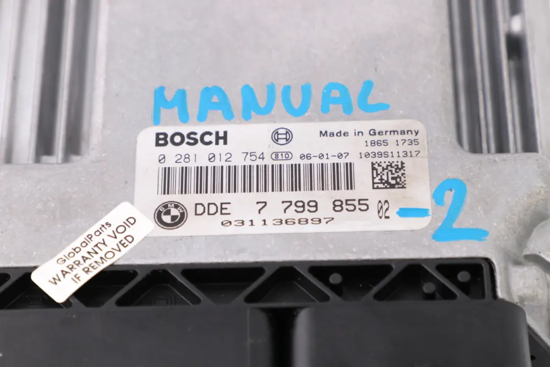 BMW E87 E90 E60 M47N2 120d 320d 520d ECUKit DDE CAS2 Schlüßel - SKU 7799855-2 - Teilenummer 7799855