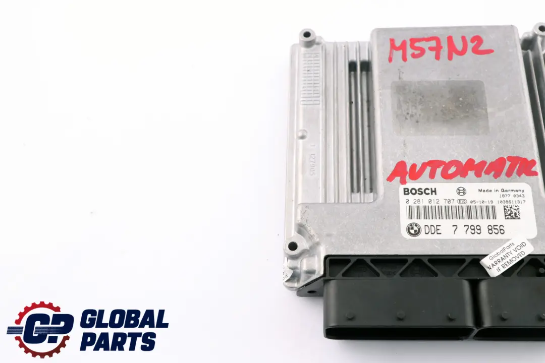 M57N2 Motor DDE Steuer Gerät Automatik für BMW E60 E61 E90 E91 330D 530D mit Teilenummer 7799856 BMW E60 E61 E90 E91 330D 530D M57N2 Motor DDE Steuer Gerät Automatik - SKU 7799856-3 - Teilenummer 7799856