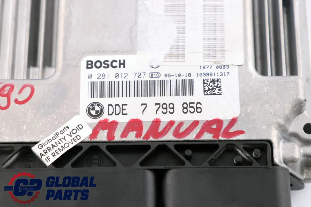 M57N2 Engine DDE Control Unit Manual to BMW 3 5 Series E60 E90 330d 530d with Part number 7799856 BMW 3 5 Series E60 E90 330d 530d M57N2 Engine DDE Control Unit Manual - SKU 7799856 - Part number 7799856