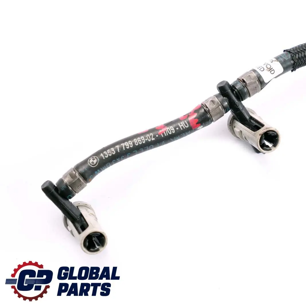BMW 3 5 7 Series 3 E60 E65 E90 E91 M57N2 Fuel Feed Pipe Hose Overflow Oil Line - SKU 7799869-3 - Part number 7799869