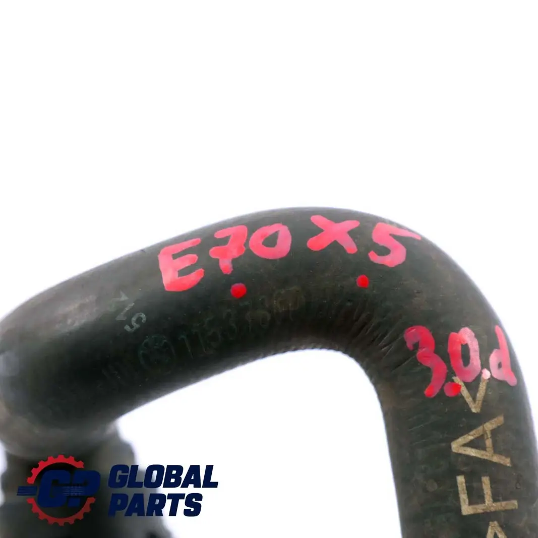 M57N2 Manguera refrigeración motor Tubo retorno intercambiador para BMW X5 E70 X6 E71 con número de pieza 7800092 BMW X5 E70 X6 E71 M57N2 Manguera refrigeración motor Tubo retorno intercambiador - SKU 7800092 - Número de pieza 7800092