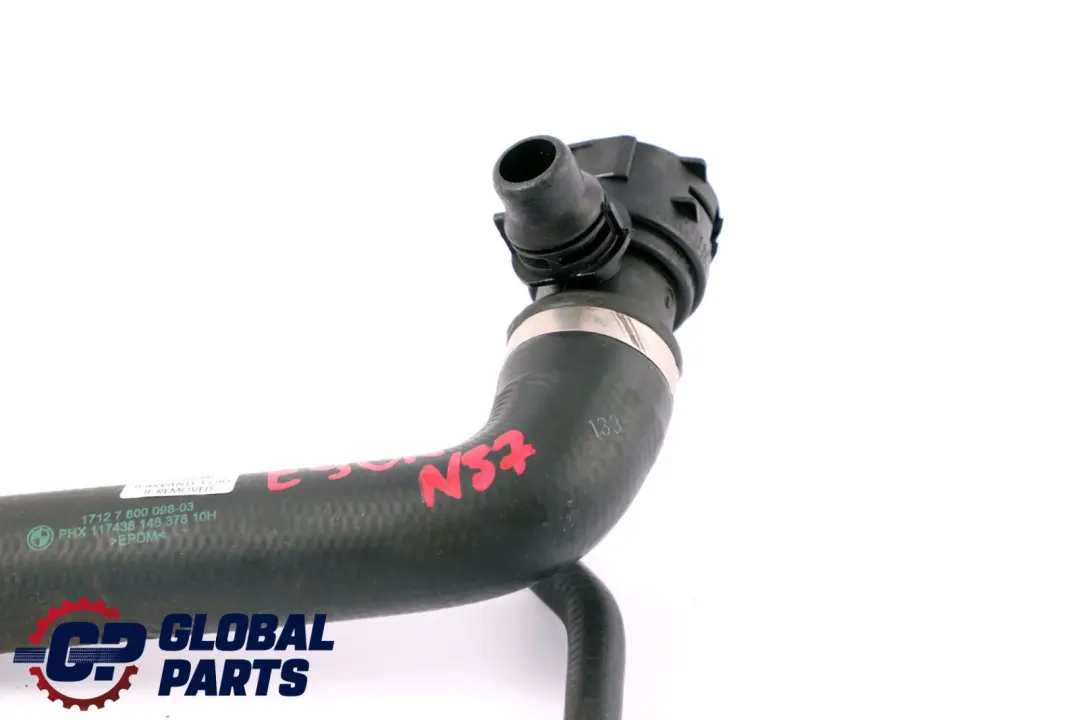 N57 Manguera Alimentacion Motor Radiador Tubo Superior para BMW E90 E91 LCI con número de pieza 7800098 BMW E90 E91 LCI N57 Manguera Alimentacion Motor Radiador Tubo Superior - SKU 7800098 - Número de pieza 7800098