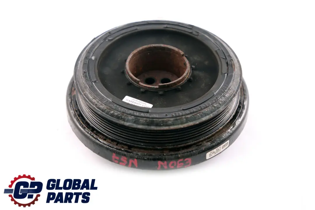 Vibration Damper Engine Crank Pulley to BMW E90 E91 E92 LCI with Part number 7800385 BMW E90 E91 E92 LCI Vibration Damper Engine Crank Pulley - SKU 7800385 - Part number 7800385