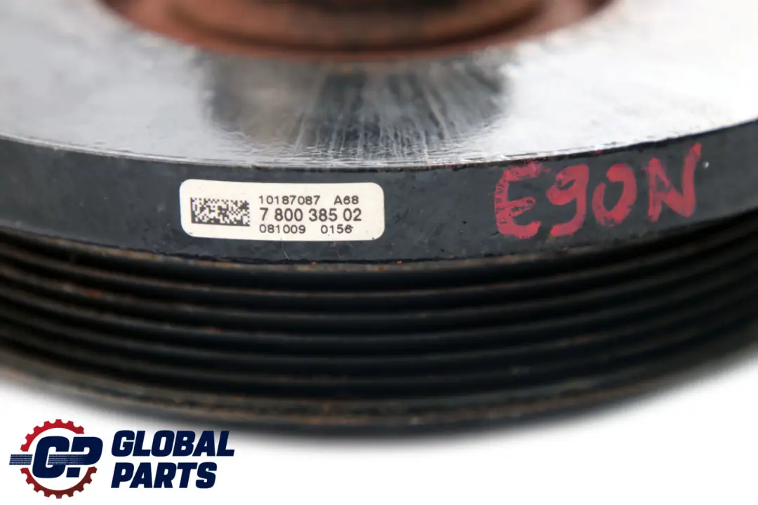 Amortiguador De Vibraciones Polea Cigüeñal Del Motor para BMW E90 E91 E92 LCI con número de pieza 7800385 BMW E90 E91 E92 LCI Amortiguador De Vibraciones Polea Cigüeñal Del Motor - SKU 7800385 - Número de pieza 7800385