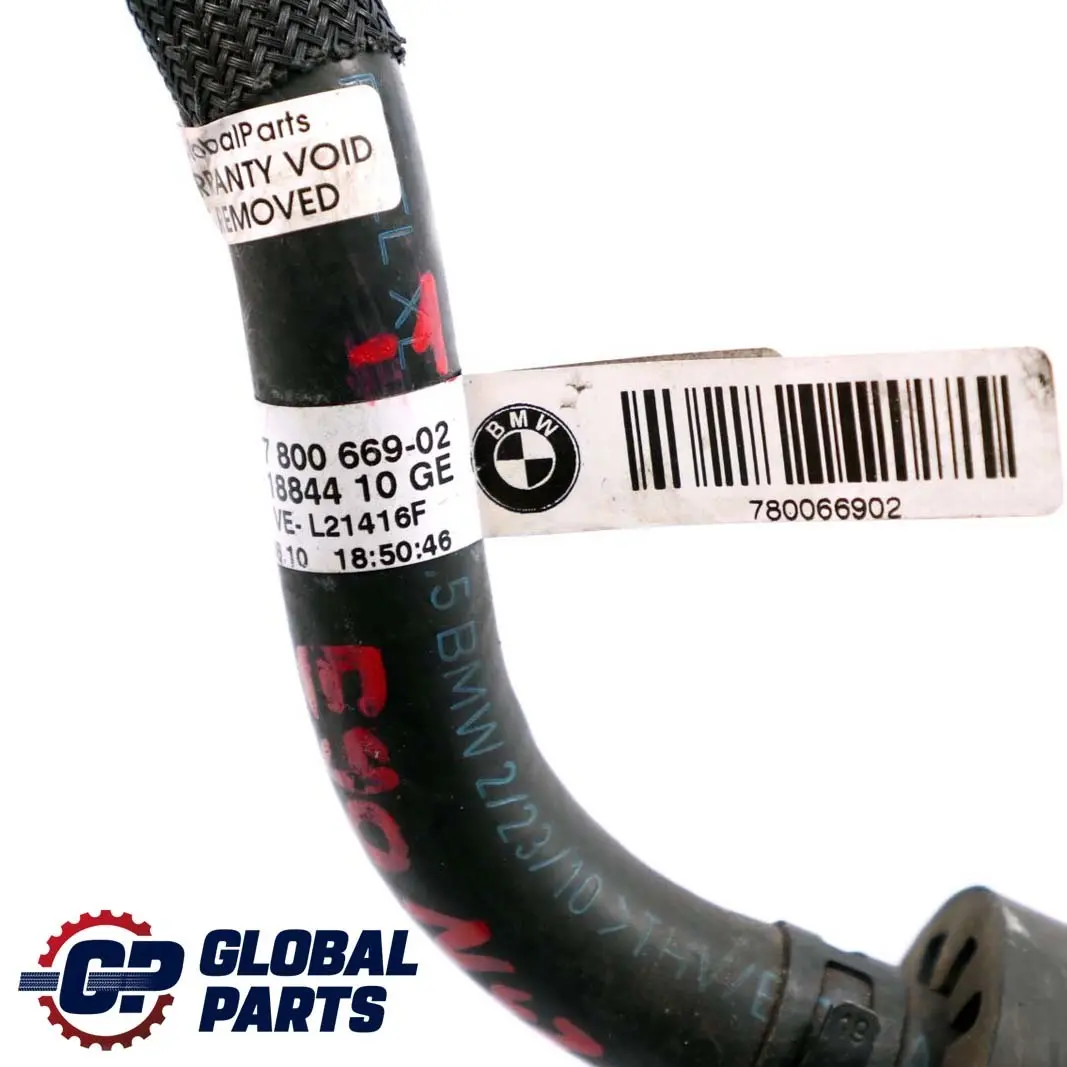 BMW E81 E87 LCI E90 E91 E92 Diesel N47 Tuyau De Retour De Carburant - SKU 7800669-1 - Numéro de pièce 7800669