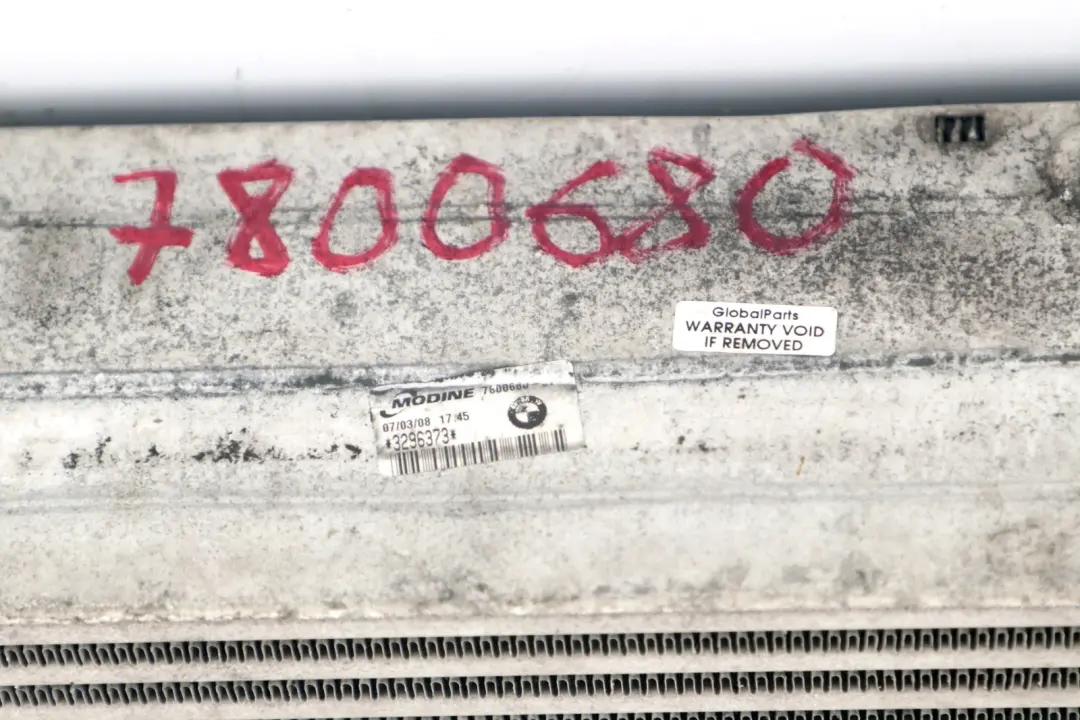 Ladeluftkühler für BMW E90 E91 E92 325D 330D mit Teilenummer 7800680 BMW E90 E91 E92 325D 330D Ladeluftkühler - SKU 7800680 - Teilenummer 7800680