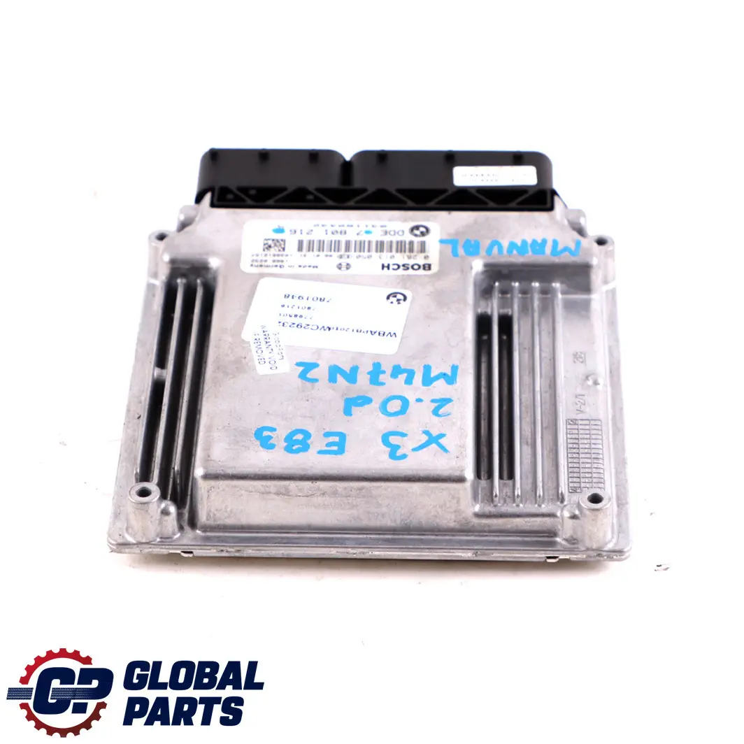 150HP M47N2 Diesel Engine Control Unit ECU DDE Manual to BMW X3 E83 2.0d with Part number 7801216 BMW X3 E83 2.0d 150HP M47N2 Diesel Engine Control Unit ECU DDE Manual - SKU 7801216 - Part number 7801216