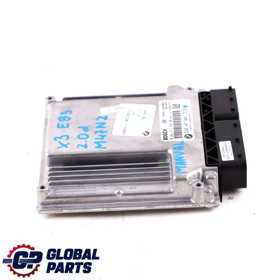 150HP M47N2 Diesel Engine Control Unit ECU DDE Manual to BMW X3 E83 2.0d with Part number 7801216 BMW X3 E83 2.0d 150HP M47N2 Diesel Engine Control Unit ECU DDE Manual - SKU 7801216 - Part number 7801216