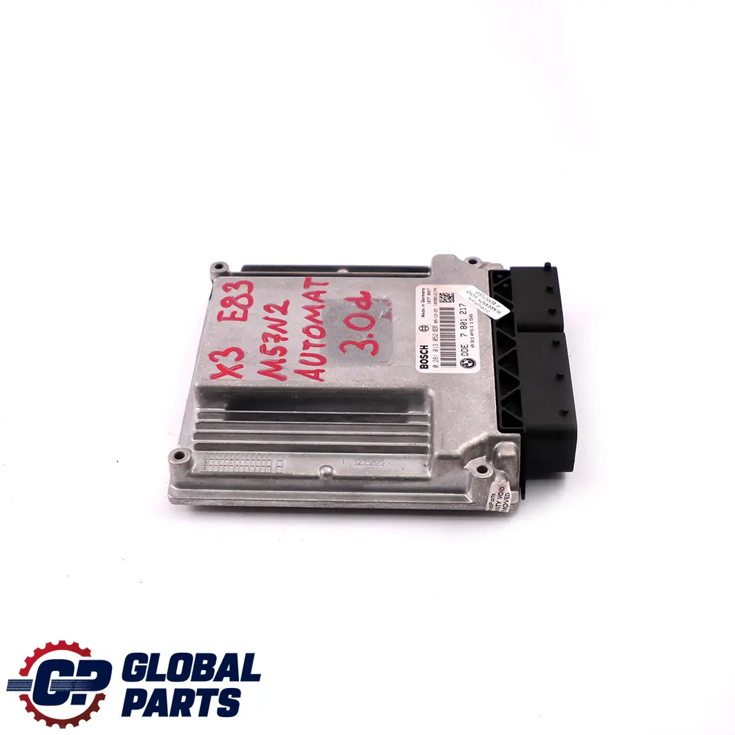 BMW X3 Series E83 3.0d M57N2 218PS ECU DME Steuergerät Automatikgetrieb - SKU 7801217 - Teilenummer 7801217