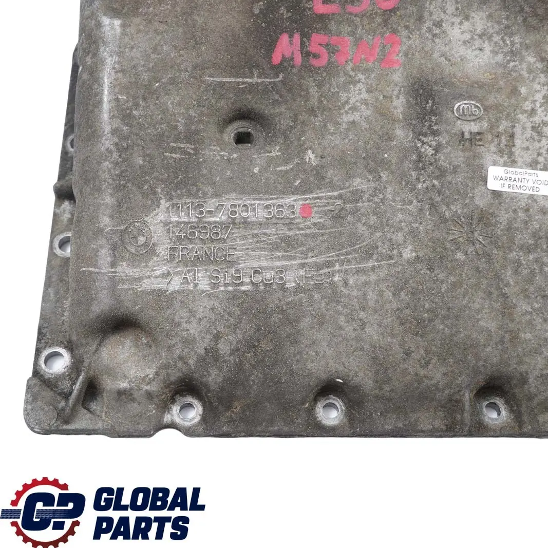 Oil Sump Pan BMW 3 E90 E91 E92 E93 325d 330d 335d Diesel M57N2 Engine - SKU 7801363 - Part number 7801363