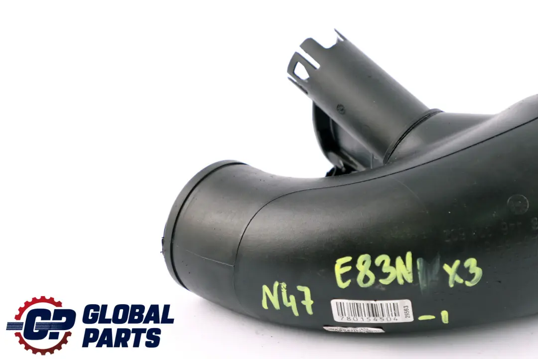 N47 Turbo Tubo aria filtrata Diesel per BMW X3 E83 LCI Diesel con numero di parte 7801545 BMW X3 E83 LCI Diesel N47 Turbo Tubo aria filtrata Diesel - SKU 7801545-1 - Numero di parte 7801545